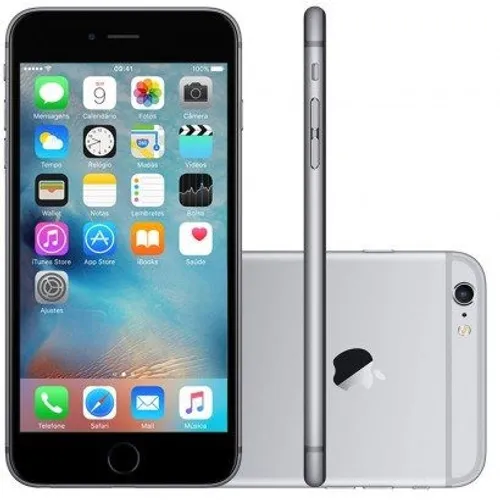 Apple iphone 6 16gb Cinza Espacial 8Mpx Tela 4.7 Retina