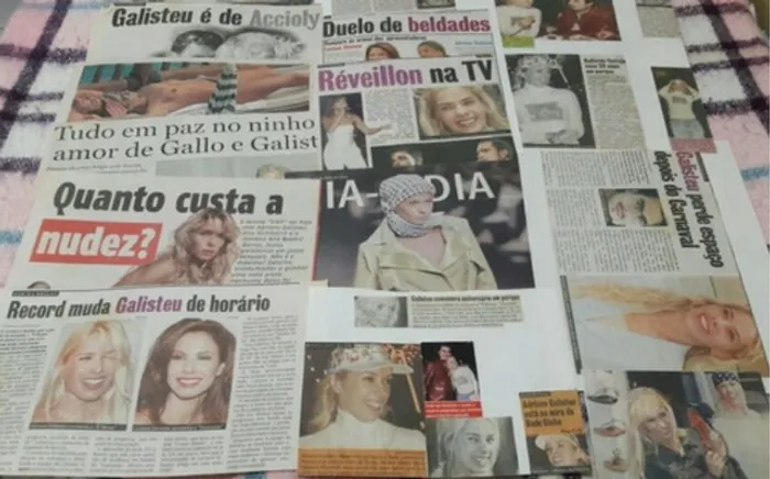 Pacote Jornais com Adriane Galisteu