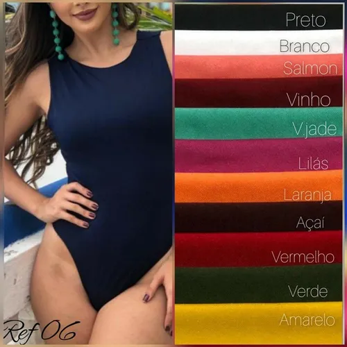 Vendo Body Feminino Collan Regata Cavado Costas abertas P, Aracaju