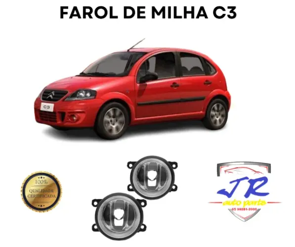 Par Farol Milha Auxiliar C3 2012