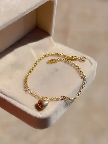 Pulseira feminina em ouro18k