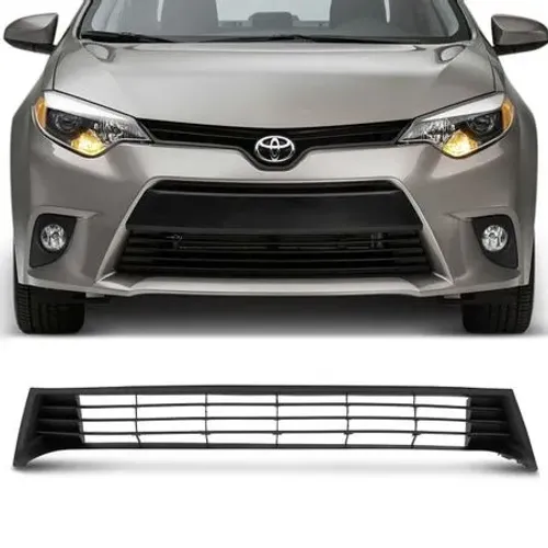 Grade Parachoque Toyota Corolla 2015 à 2017 - Central Preto - Fipparts