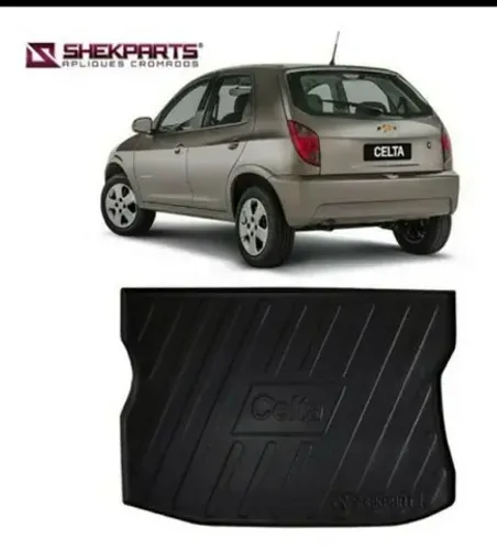 Tapete de Porta Malas Chevrolet Celta - Preto