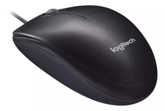Mouse Com Fio Usb M90 Cinza Logitech Novo Loja Coimbra Computadores