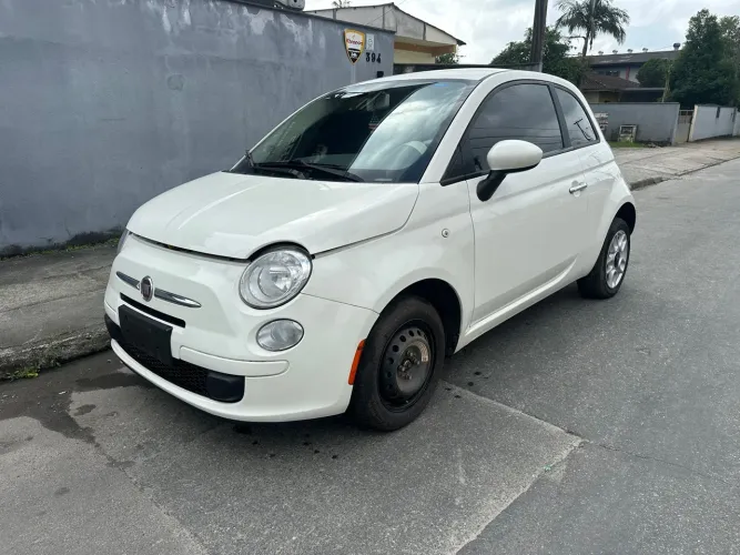 Sucata Fiat 500 Cult 1.4 8v Flex Dualogic 2014 Somente Para Venda De Peças 