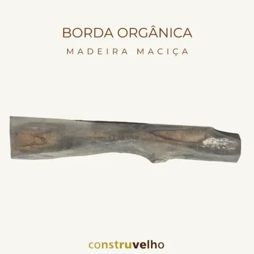 Prancha De Madeira Maciça Com Borda Orgânica