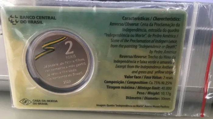 Moed@ Bicentenário da Independência para colecionadores