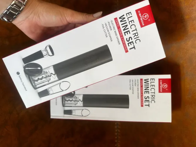 Abridor de vinho automático