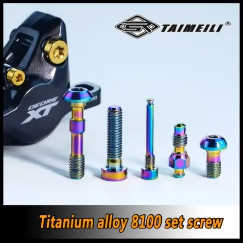 kit Parafusos em Titânio (Ti) para pinça de freio Shimano XT8100 ou  SLX7100
