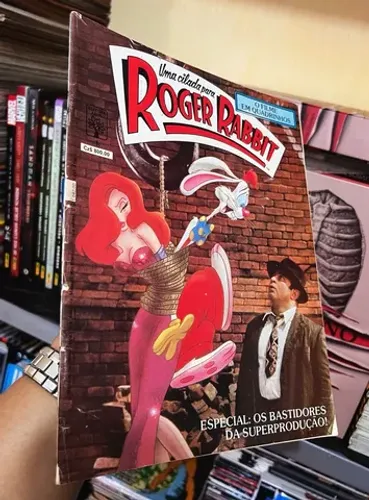 Uma Cilada Para Roger Rabbit  editora Abril de 1988 O filme em quadrinhos.