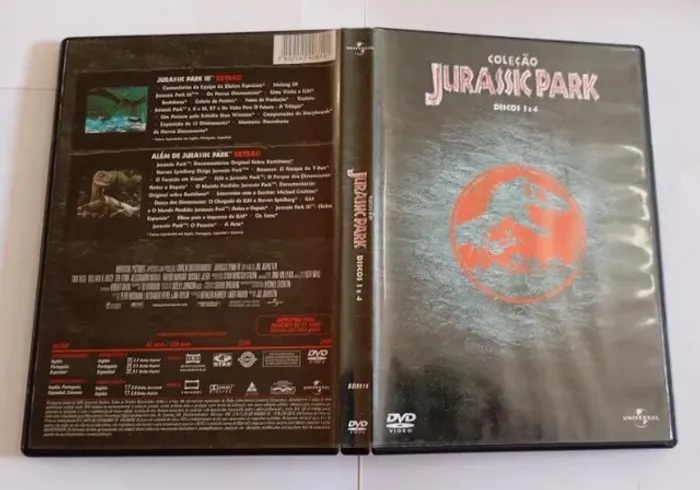 ( Leia ) DVD Duplo Coleção Jurassic Park Discos 3 E 4