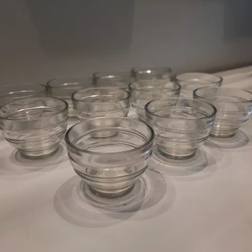 POTE VIDRO BOWL TRANSPARENTE P/ SOBREMESA