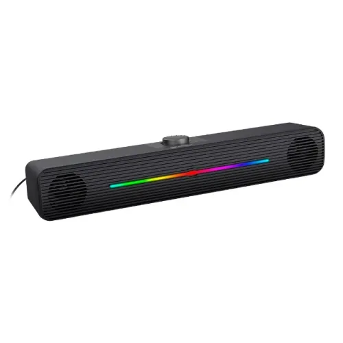 SoundBar Gamer C3Tech SB-50BK 2.0 Preta - WZetta