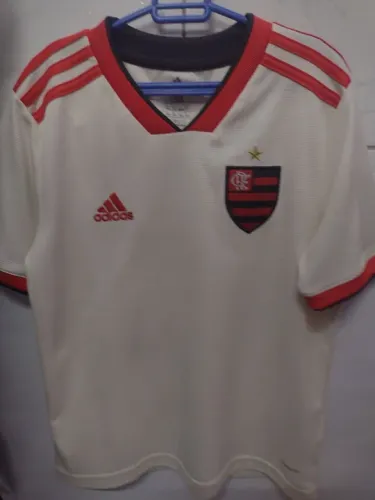 Camiseta Adidas infantil n.10 Flamengo Vintage em excelente estado 