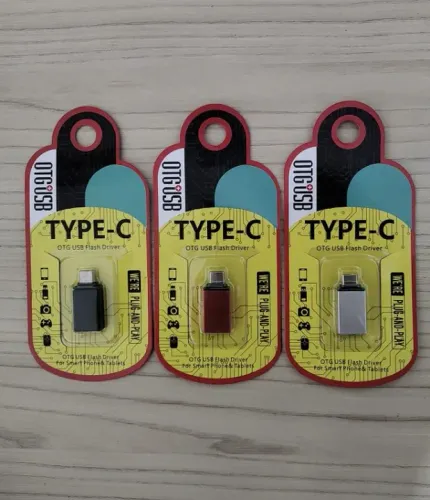 Adaptador OTG Micro USB e Tipo C - NOVO