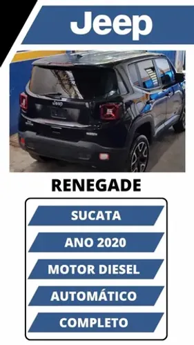 sucata jeep Renegade diesel 