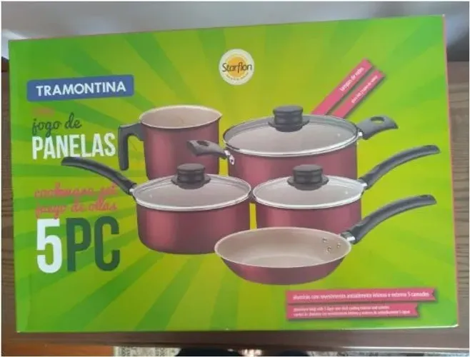 Jogo de panelas Tramontina Turim