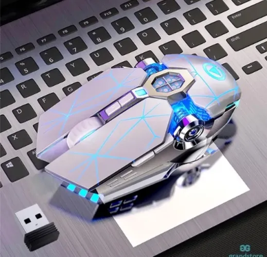 Mouse Perfeito Bluetooth Recarregável usb gamers Pc Imac Macbook Notebook cores movimentos