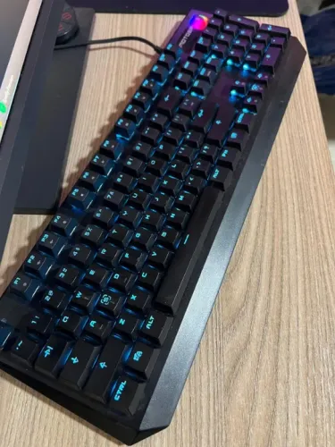 Teclado Mecânico Motospeed CK95 Preto Switch Blue