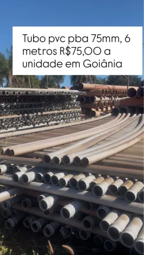 Na Centro X tem tubo pvc pba 75mm a R$75,00