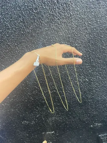 Correntes Banhadas a Ouro 18k