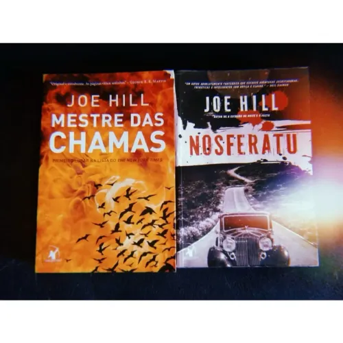 Livros Joe Hill - Nosferatu e Mestre das Chamas (Filho de Stephen King)