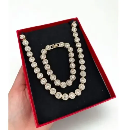 CONJUNTO RIVIERA COM DIAMANTES SWAROVSKI 