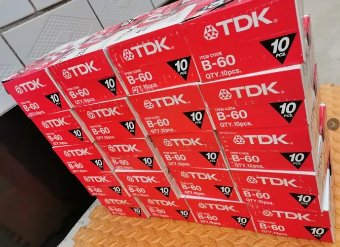 Fita Cassete Virgem 60 Minutos Tdk  tape deck gravador gravador walkman toca fita boombox