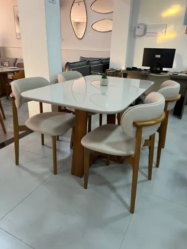 Mesa de Jantar 1,40 x 0,90 Sem Cadeiras NOVO MOSTRUÁRIO