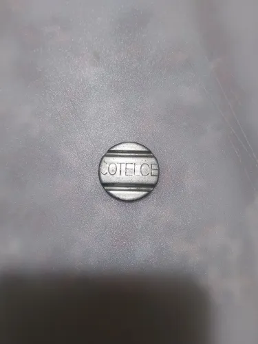 Ficha telefônica de ferro COTELCE