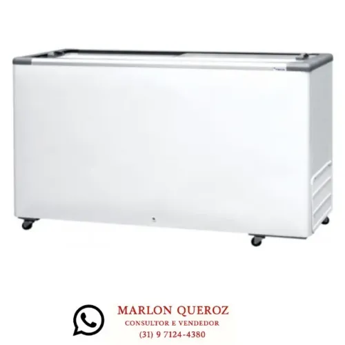 Congelador Industrial 503 Litros Tampa de Vidro Fricon 