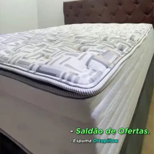Promoção! Camas Box Casal D33 Com Pillow - Paga na Entrega