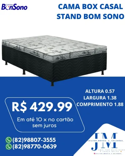MEGA PROMOÇÃO CAMAS BOM SONO STAND