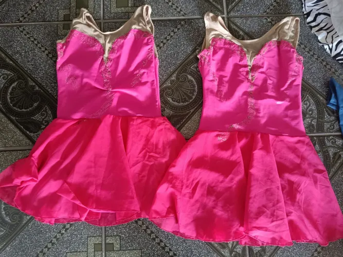 2 Vestidos de bailarina rosa -