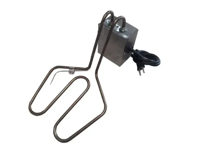 Resistência Cabeçote Aço inox Completo Fritadeira 7/8 Litros 220v 3000w Stevan Metal