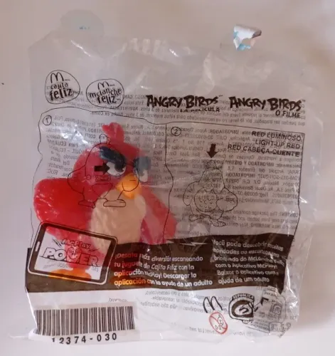 Boneco Angry Bird Vermelho Mcdonald's 2016 ( Lacrado )