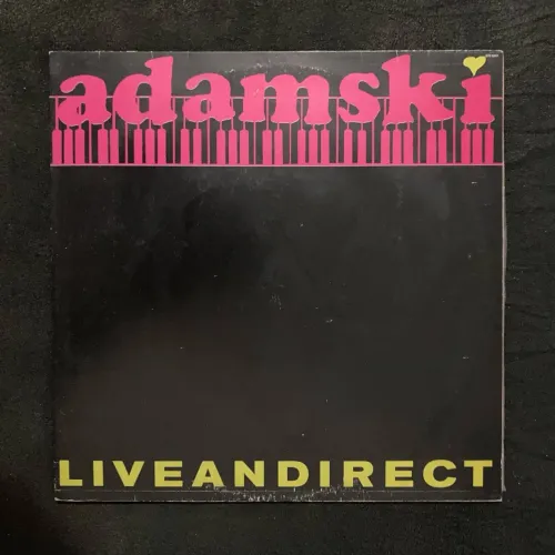 Adamski - Live and Direct (LP s/ encarte)
