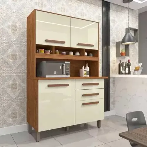 Armário de Cozinha 4 Portas 2 Gavetas Entregamos em 24 HS Novo