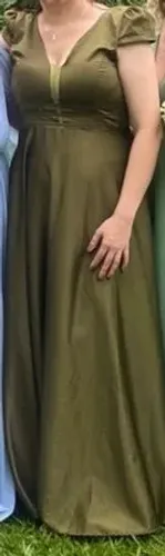 Vestido longo verde - tamanho M