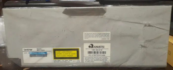 TAMPA TRASEIRA BROTHER DCP7440N C/ GUIA