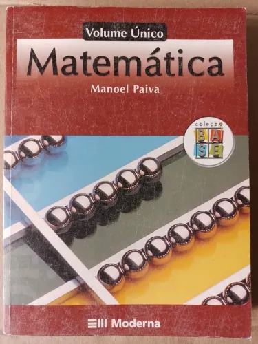 Matemática Manoel Paiva Volume Único Ensino Médio