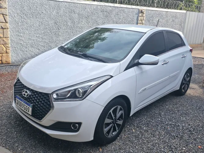 Hyundai HB20 Premium 1.6 16v Flex branco hatch versão top16V Automatico 2019 branco2019