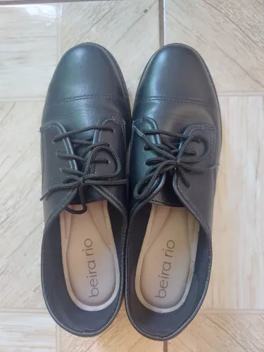 Sapato Oxford Feminino Beira Rio Preto