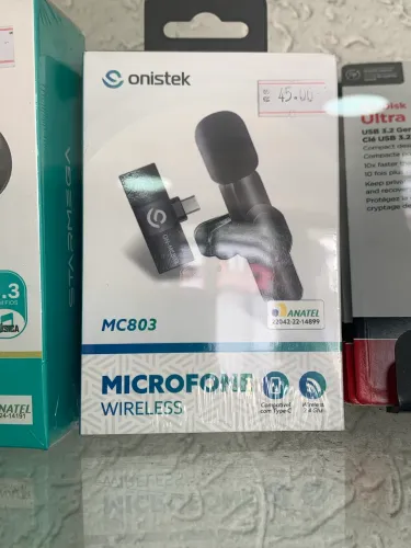 Microfone Wireless lapela NOVO