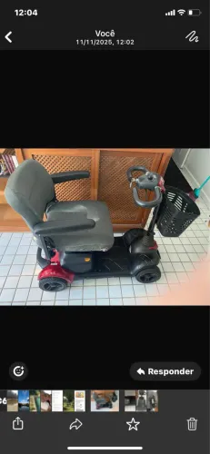 Cadeira motorizada, scooter elétrico 