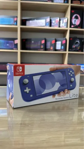 Console Nintendo Switch Lite Azul - Novo - 12x Sem Juros - Loja Fisica