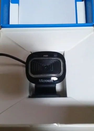 Webcam Microsoft Modelo LifeCam HD-3000 Eficiência e Produtividade