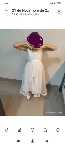 Vestido daminha 