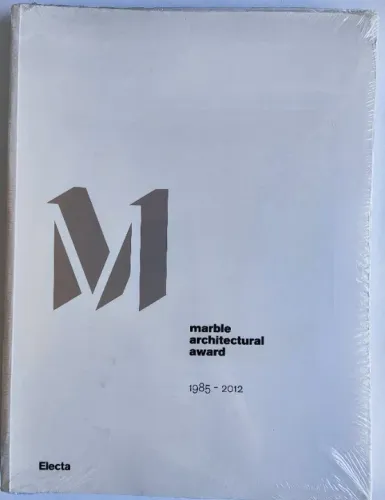 Livro Marble architectural award 1985-2012. Edição italiana e inglesa