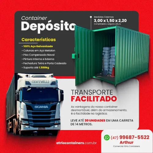 Container Depósito 3m 5